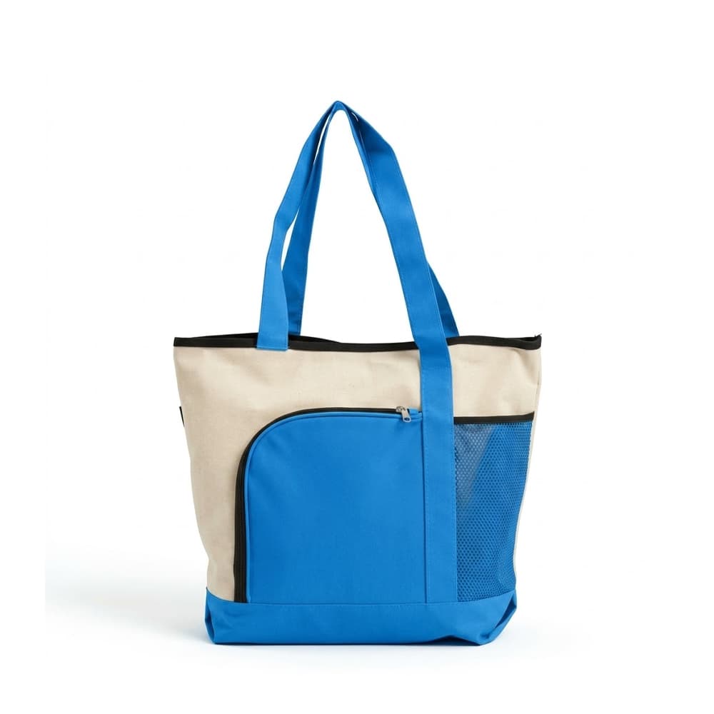 Zippered Shopper Canvas Tote Bag gallery 7